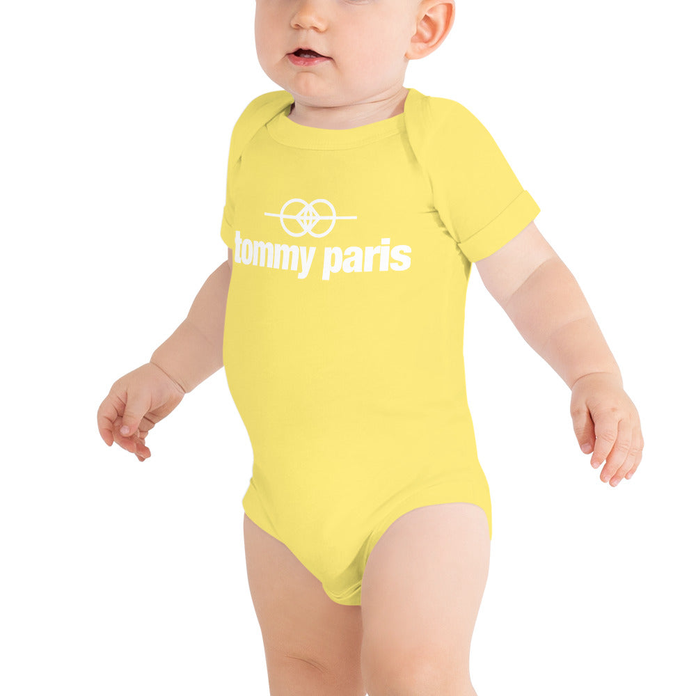 Tommy Paris Logo And Symbol - Baby short sleeve one piece