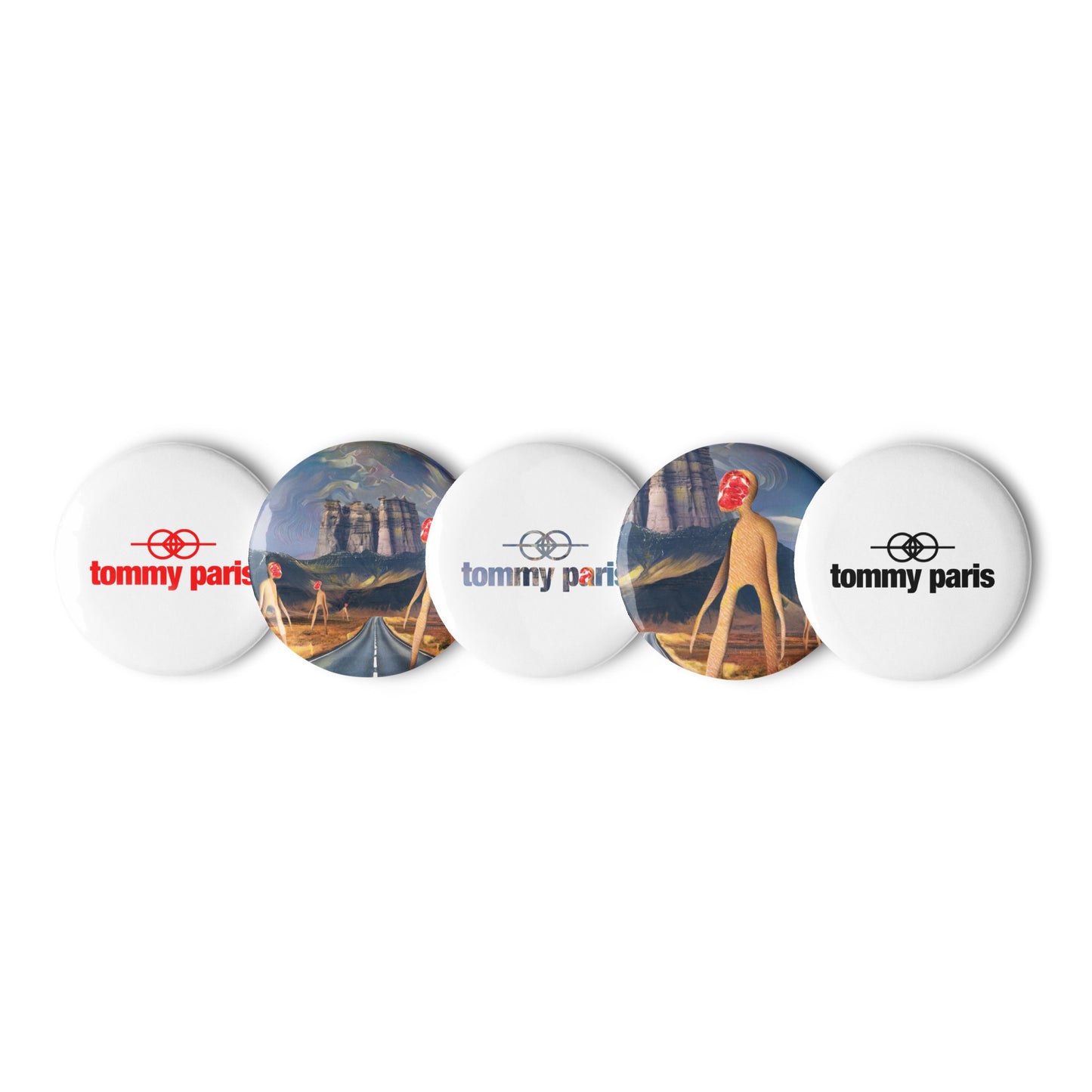 Tommy Paris "erthearz" Album Art and Logo Buttons