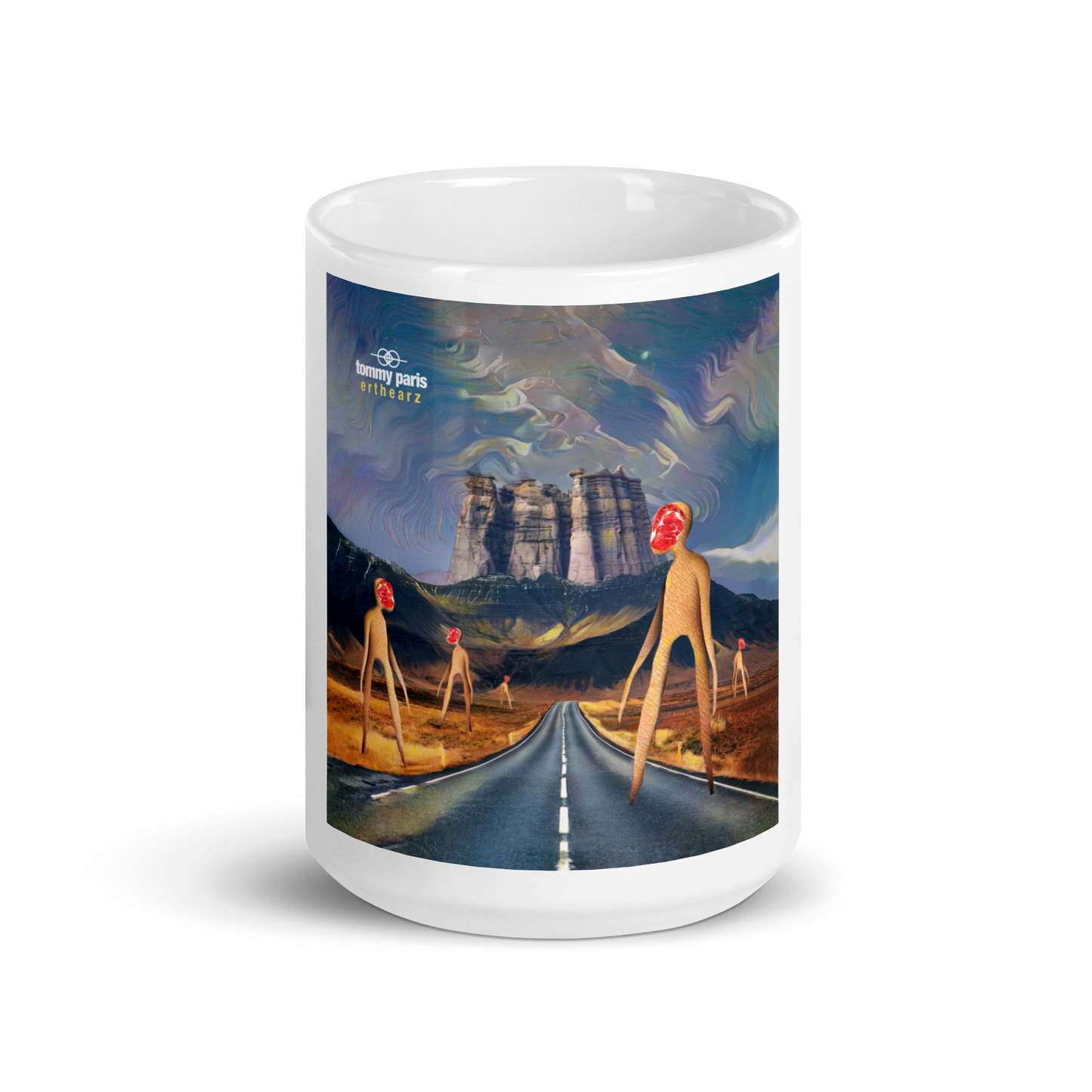 "erthearz" Album Art - White Glossy Mug