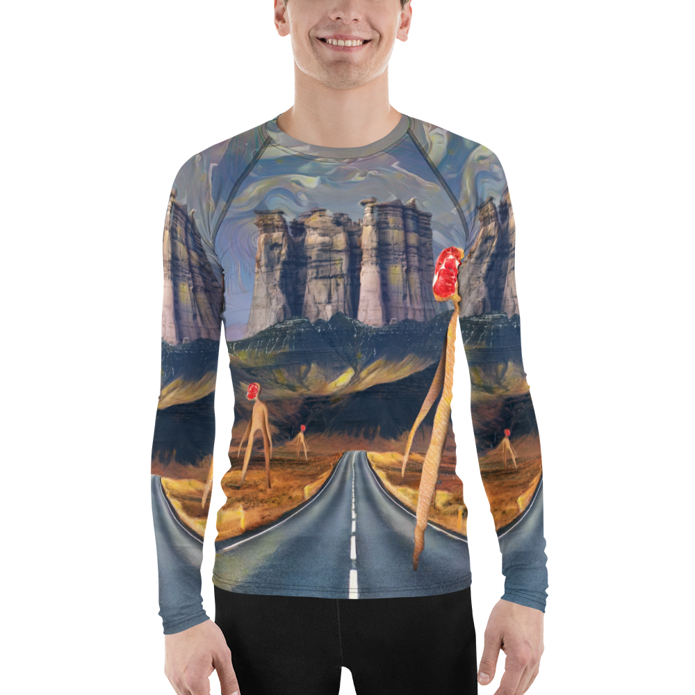 Tommy Paris "erthearz" Album Cover Art (Sans Text) - Men's Rash Guard