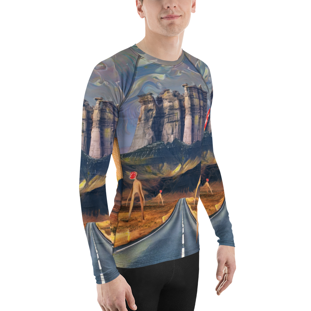 Tommy Paris "erthearz" Album Cover Art (Sans Text) - Men's Rash Guard