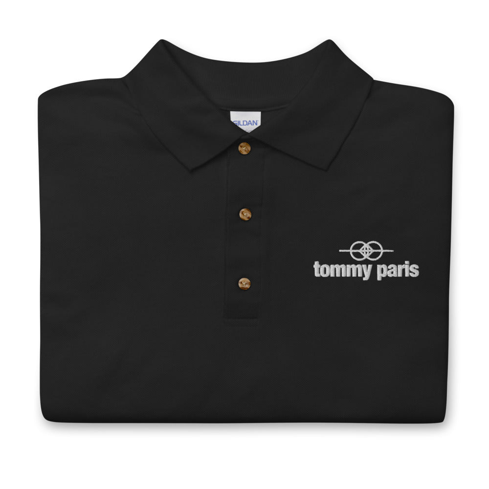 Tommy Paris Logo And Symbol - Embroidered Polo Shirt