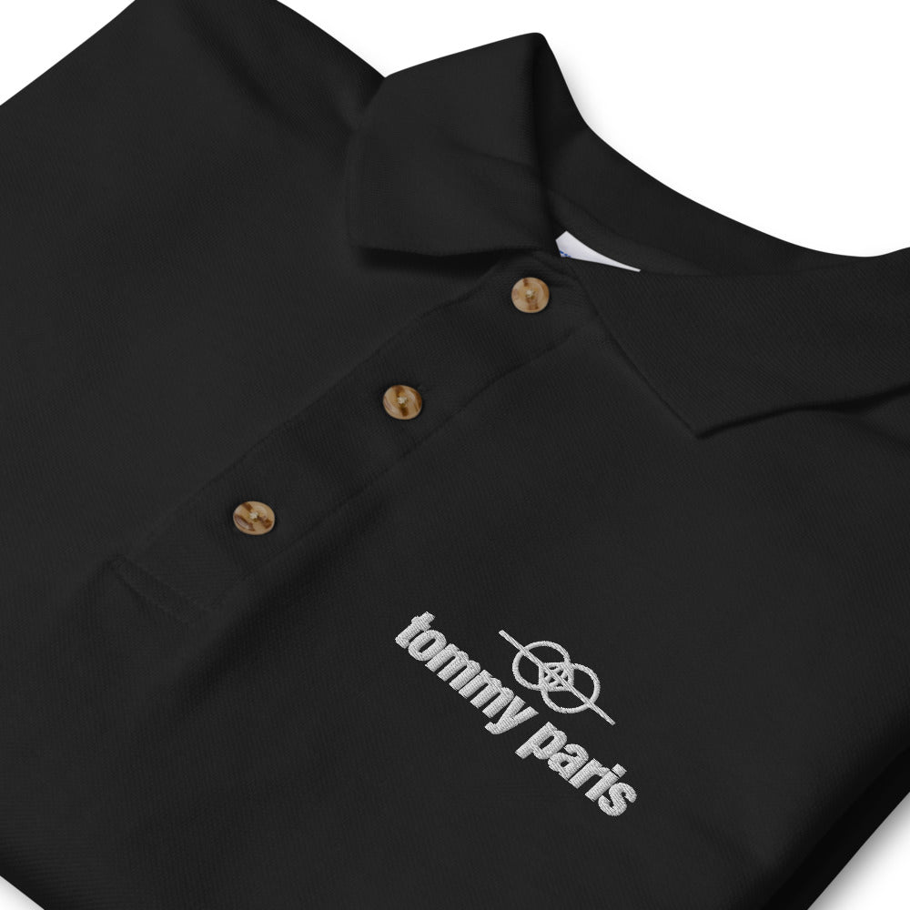 Tommy Paris Logo And Symbol - Embroidered Polo Shirt