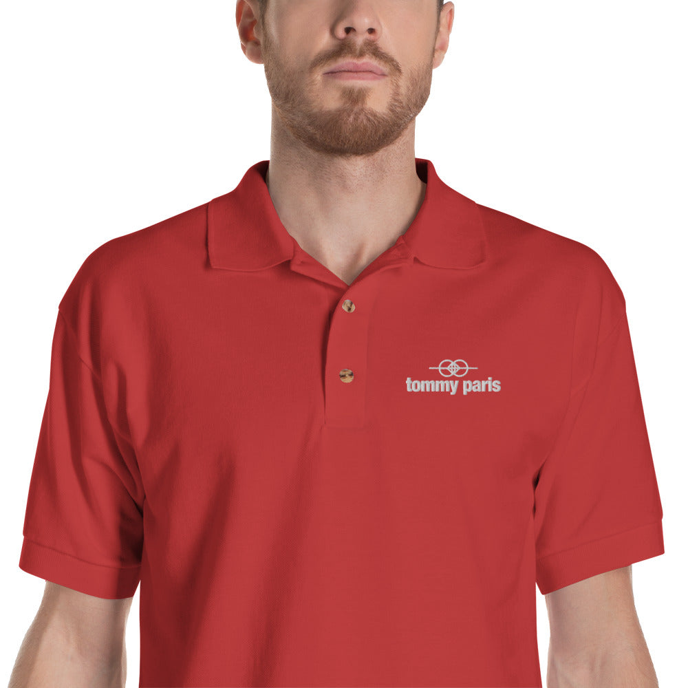 Tommy Paris Logo And Symbol - Embroidered Polo Shirt