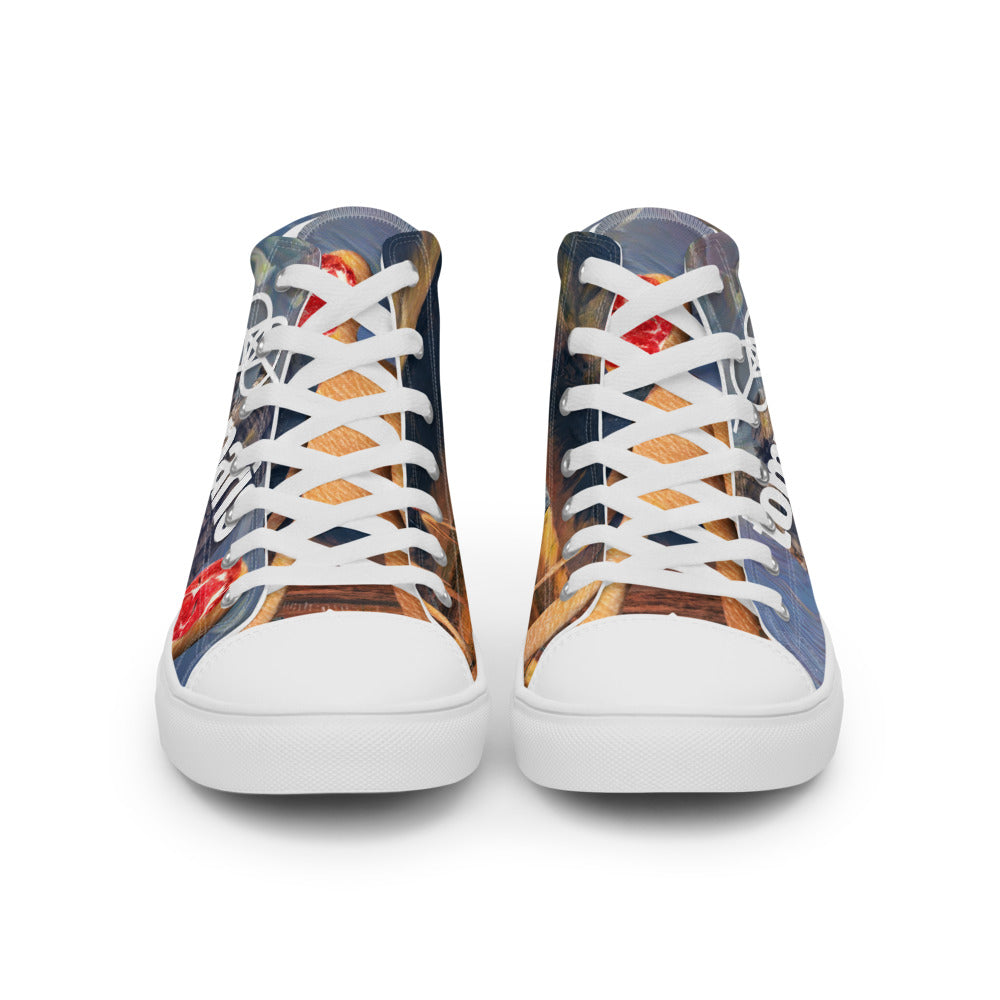 Tommy Paris "erthearz" Album Cover Art - Men’s high top canvas shoes