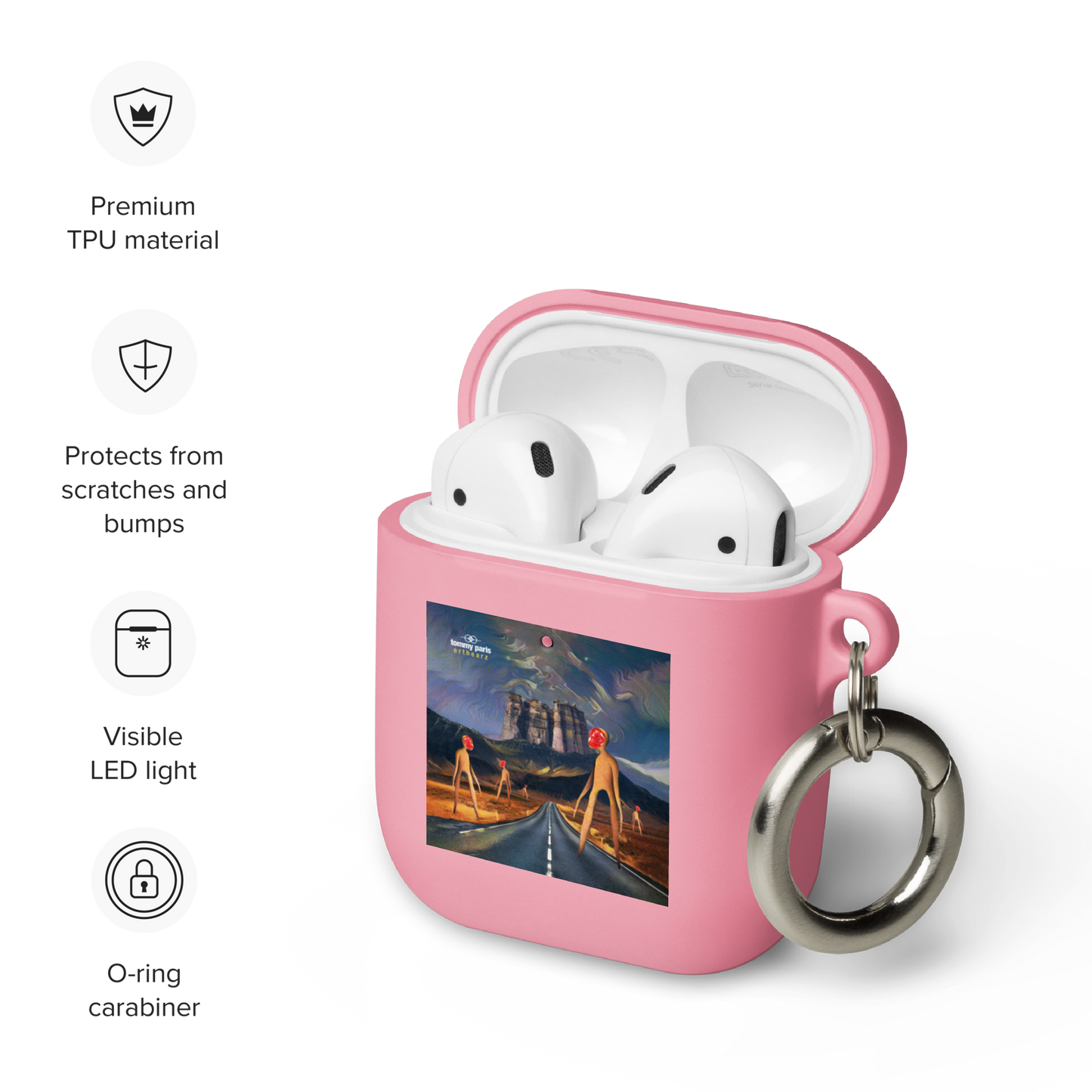 "erthearz" Album Art - Rubber Case for AirPods®