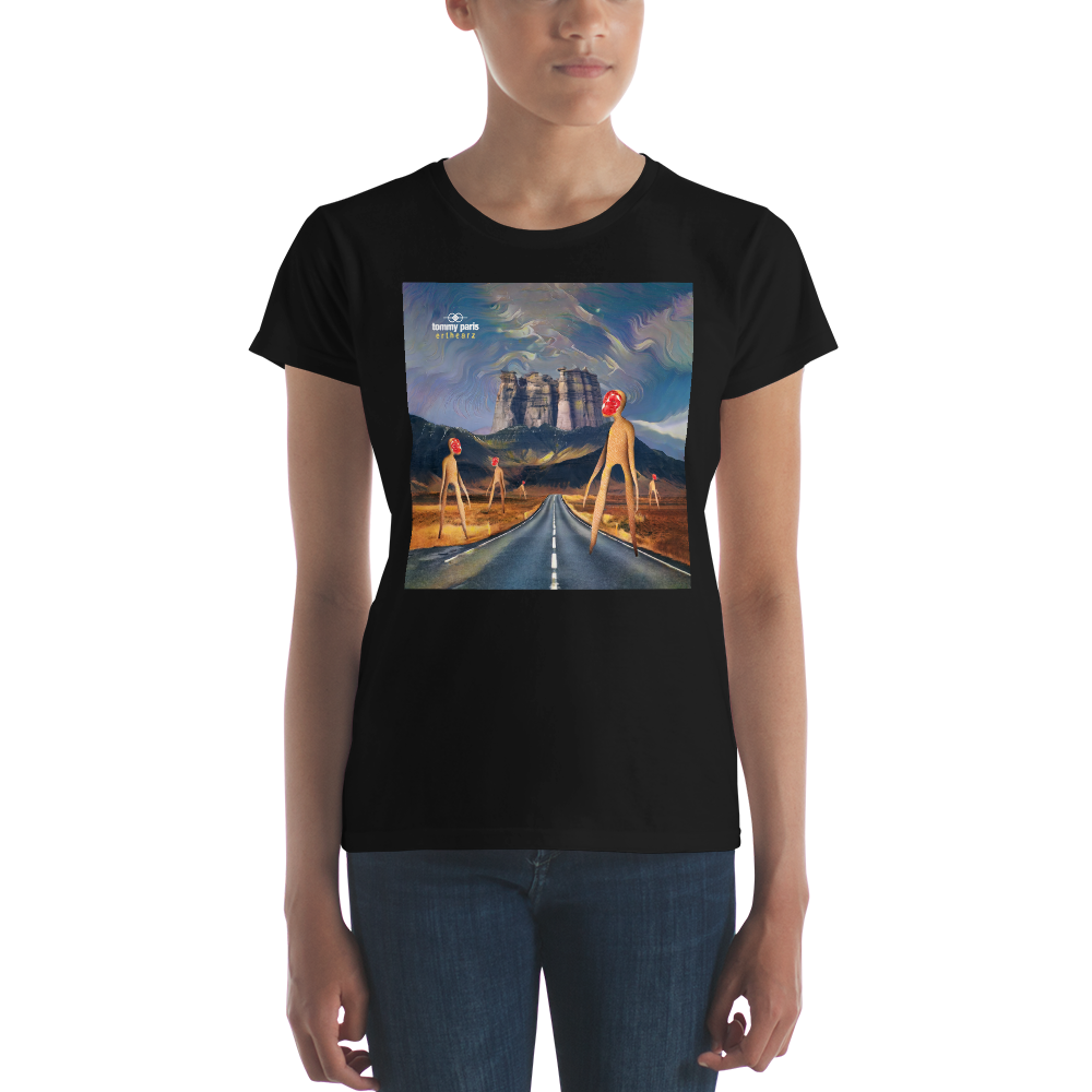 "erthearz" Album Art - Women's short sleeve t-shirt