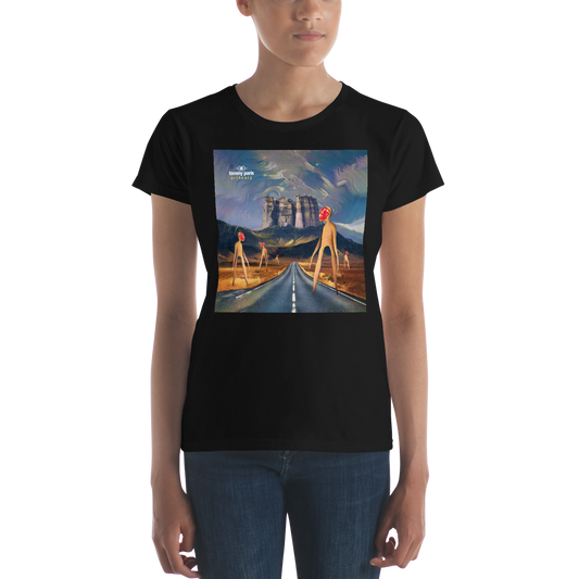 "erthearz" Album Art - Women's short sleeve t-shirt