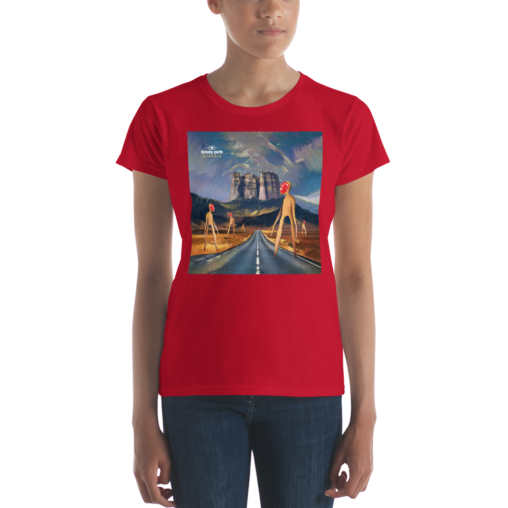 "erthearz" Album Art - Women's short sleeve t-shirt