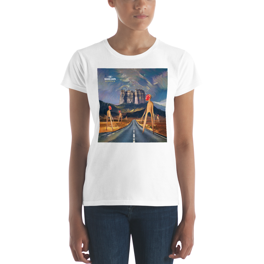 "erthearz" Album Art - Women's short sleeve t-shirt