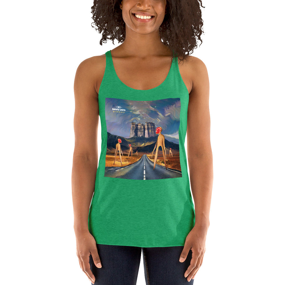 Tommy Paris "erthearz" Album Cover Art - Women's Racerback Tank