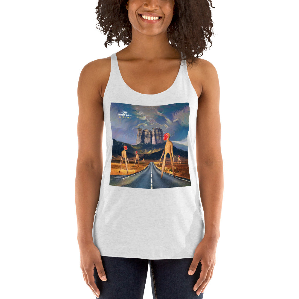 Tommy Paris "erthearz" Album Cover Art - Women's Racerback Tank