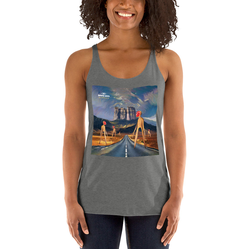 Tommy Paris "erthearz" Album Cover Art - Women's Racerback Tank