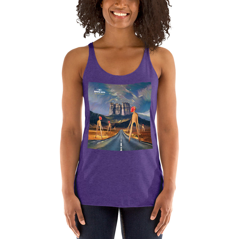 Tommy Paris "erthearz" Album Cover Art - Women's Racerback Tank