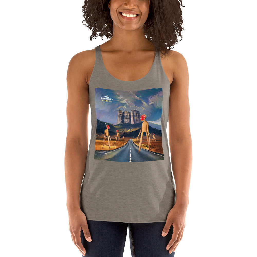 Tommy Paris "erthearz" Album Cover Art - Women's Racerback Tank