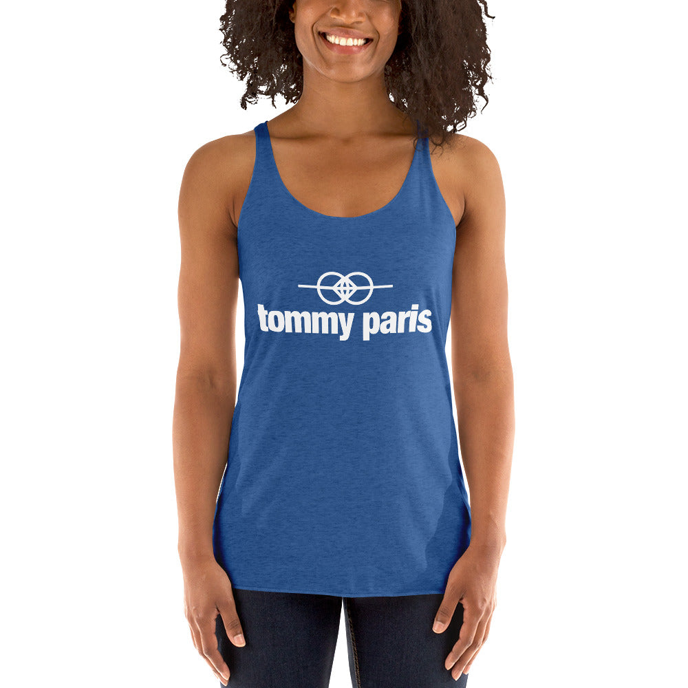 Tommy Paris Logo And Symbol - Women's Racerback Tank